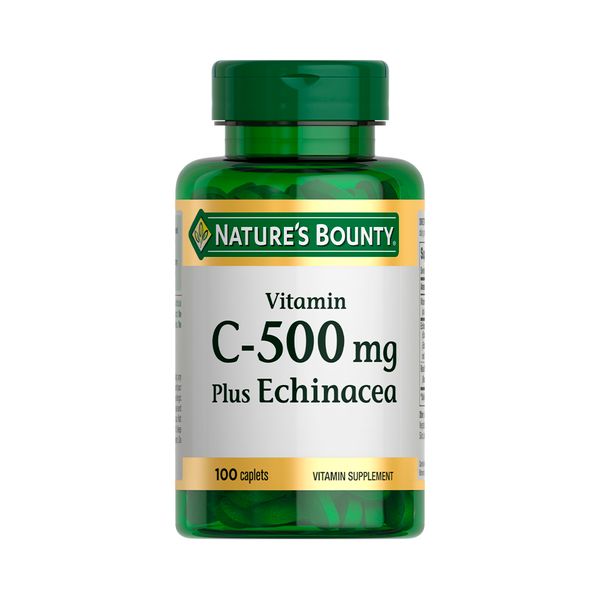 Витамин С+Эхинацея Nature's Bounty/Нэйчес баунти таблетки 500мг 100шт nature s bounty легкодоступное железо 28 мг