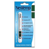 Термометр безртутный клинический с цветной индикаторной полоской NexTemp/НексТемп