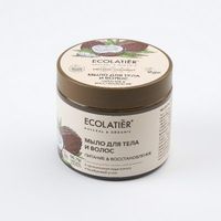 Мыло для тела и волос Питание & Восстановление Серия Organic Coconut, Ecolatier Green 350 мл миниатюра