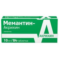 Мемантин-Акрихин таблетки п/о плен. 10мг 84шт, миниатюра фото №22