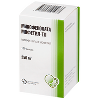Микофенолата мофетил-ТЛ капсулы 250мг 100шт, миниатюра фото №4