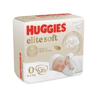 Подгузники Huggies/Хаггис Elite Soft для новорожденных 0+ (до 3,5кг) 25 шт. NEW! миниатюра фото №2