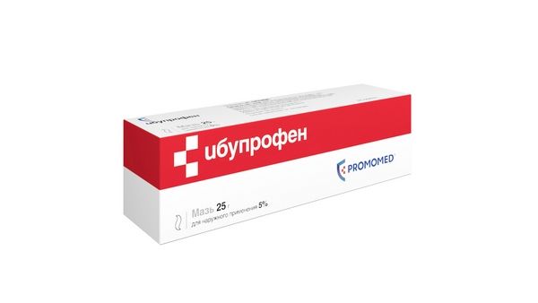 Ибупрофен мазь для наружного применения 5% 25г