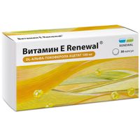 Витамин Е Renewal/Реневал капсулы 330г 30шт