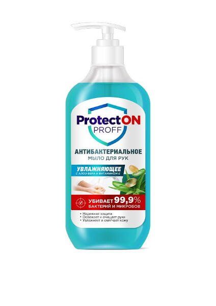 Мыло антибактериальное для рук увлажняющее серии protection proff fito косметик 490 мл Фитокосметик ООО 503990 - фото 1