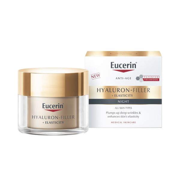 Крем для ночного ухода за кожей Hyaluron-Filler+Elasticity Eucerin/Эуцерин 50мл