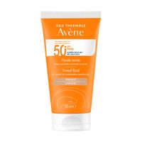 Флюид для лица солнцезащитный с тонирующим эффектом SPF50+ Avene/Авен 50мл