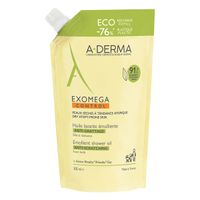 Масло для душа смягчающее сменный блок Exomega Control A-derma/А-дерма 500мл