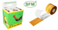 Тейп кинезиологическая на хлопковой основе в рулоне желтый SFM-Plaster 5х500см