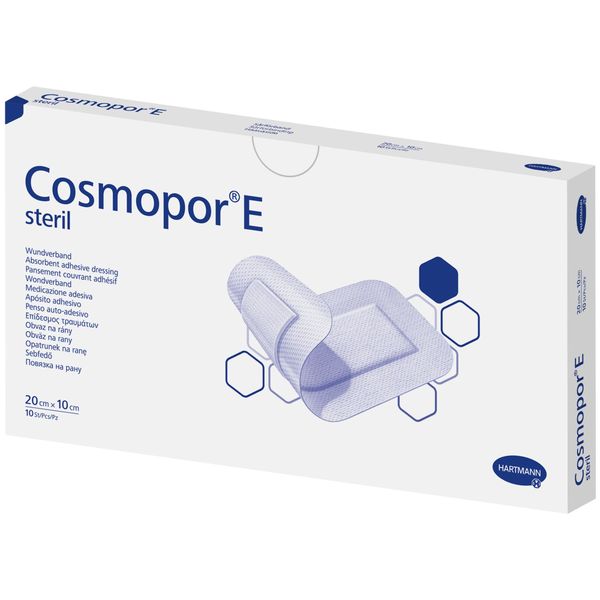 Повязка стерильная пластырного типа Cosmopor E/Космопор Е 20см х 10см 10шт фото №4