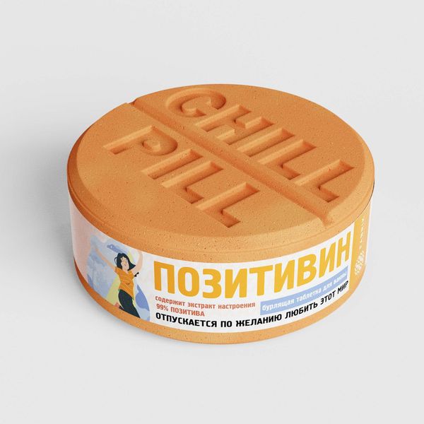 Таблетка бурлящая для ванны позитивин Ригла 130г 110₽