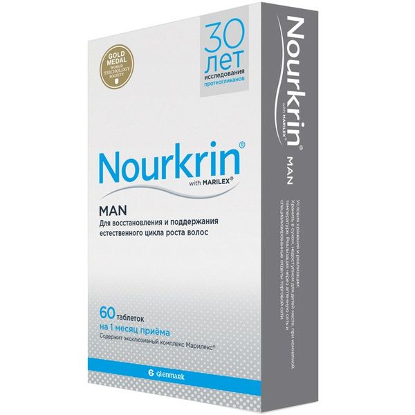 Купить Нуркрин для мужчин таблетки 60шт, Scanpharm A/S, Дания