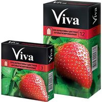 Презервативы Viva (Вива) цветные ароматизированные 12 шт., миниатюра