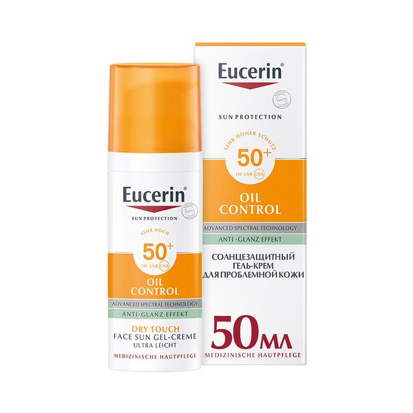 Эуцерин sensitive protect гель-крем солнцезащитный для проблемной кожи лица spf50+ фл. 50мл (69767) Beiersdorf AG (Польша) 573511 Эуцерин sensitive protect гель-крем солнцезащитный для проблемной кожи лица spf50+ фл. 50мл (69767) - фото 1