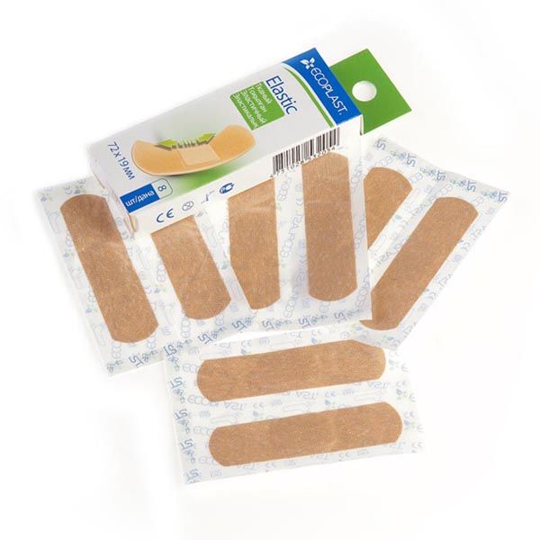 Пластырь медицинский эластичный Elastic Ecoplast/Экопласт 72х19мм 8шт фото №8