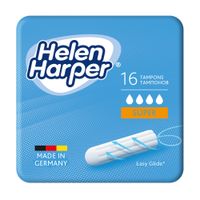 Тампоны гигиенические без аппликатора Super Helen Harper/Хелен харпер 16шт миниатюра