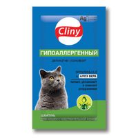 Шампунь для кошек Гипоаллергенный Cliny саше 10мл