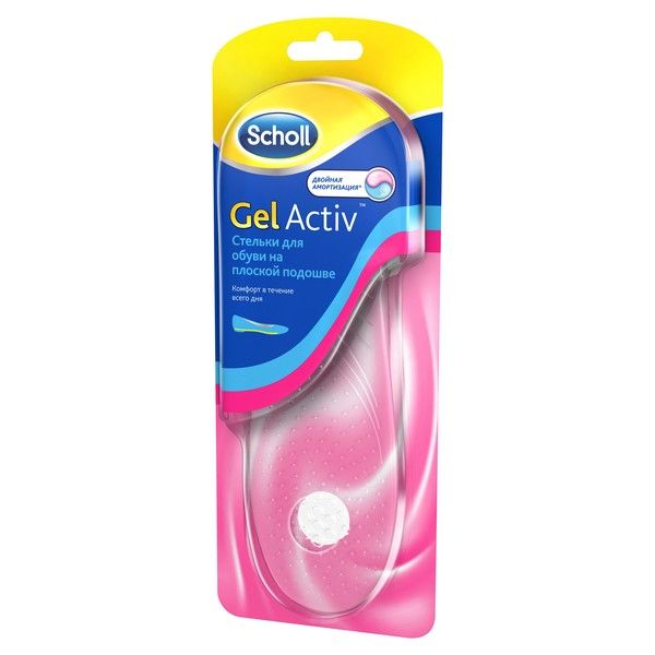 Стельки для обуви на плоской подошве GelActiv Scholl/Шолл фото №9