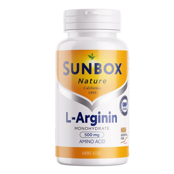 цена L-аргинин Sunbox Nature капсулы 60шт