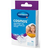 Пластырь водонепроницаемый нестерильный прозрачный Aqua Cosmos/Космос 2,5х7,2см 4шт+3х4см 4шт+4х6см 2шт миниатюра фото №2