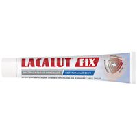 Крем для фиксации зубных протезов экстрасильный с нейтральным вкусом Fix Lacalut/Лакалют 70г миниатюра фото №2