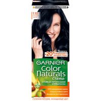 Краска для волос Холодный черный Color Naturals Garnier/Гарнье 110мл тон 1.10