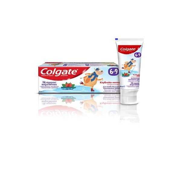 Купить Паста зубная детская от 6 до 9 лет с фторидом Colgate/Колгейт клубника-мята туба 60мл, Colgate-Palmolive (Китай)
