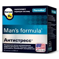 Антистресс Man's formula/Мен-с формула капсулы 695мг 60шт, миниатюра фото №5