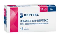 Небиволол-Вертекс таблетки 5мг 14шт, миниатюра фото №13