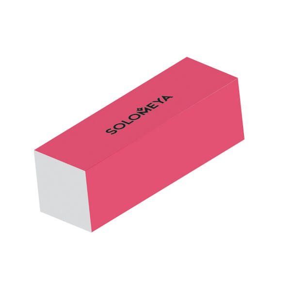 Блок-шлифовщик для ногтей розовый Solomeya 1734 Solomeya Cosmetics Ltd 1439102 - фото 1