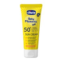 Крем солнцезащитный для детей с 0 лет SPF50+ Baby Moments Chicco/Чикко туба 75мл