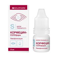 Корфецин-СОЛОфарм капли глазные 0,5%  5мл 