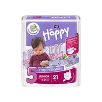 Подгузники гигиенические для детей Baby Happy Bella/Белла 12-25кг 21шт р.Junior (5)