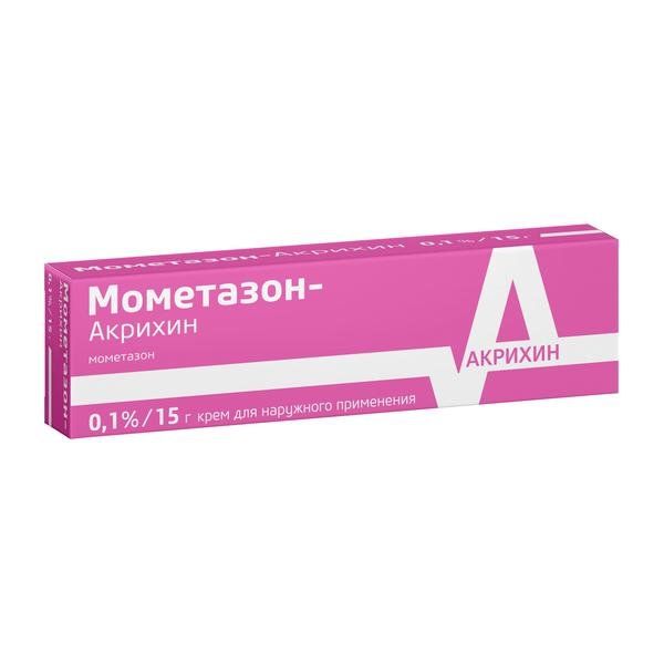 Мометазон-Акрихин крем для наружного применения 0,1% 15г фото №3