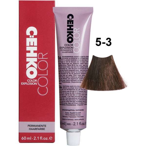 Крем-краска для волос 5/3 Светло-золотисто коричневый Color Explosion C:ehko60мл