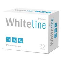 Кальций+Д3+К2 Whiteline/Вайтлайн таблетки 1560,8мг 30шт, миниатюра фото №22