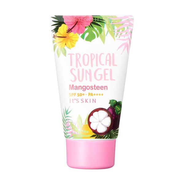 Крем солнцезащитный it's skin tropical sun gel mangosteen spf50+ 50 мл фото №2