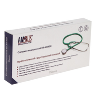 Стетоскоп терапевтический красный 04-АМ400 Amrus/Амрус миниатюра фото №3