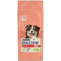 Корм сухой для взрослых активных собак с курицей Dog Chow 14кг