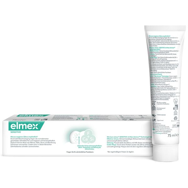 Паста зубная Sensitive Plus Elmex/Элмекс 75мл фото №3