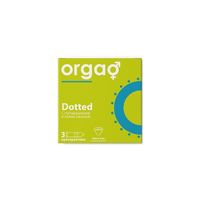 Презервативы Orgao (Оргао) с пупырышками, прозрачные 52 мм 3 шт.