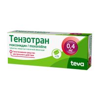 Тензотран таблетки п/о плен. 0,4мг 28шт