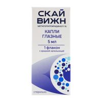 Метилэтилпиридинол капли глазные 1% 5мл миниатюра фото №4