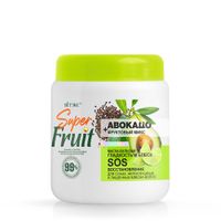 Маска-бальзам для сухих, непослушных и лишенных блеска волос авокадо и фруктовый микс SuperFRUIT Витэкс 450мл