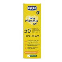 Крем солнцезащитный для детей с 0 лет SPF50+ Baby Moments Chicco/Чикко туба 75мл миниатюра фото №2