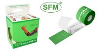 Лента (тейп) кинезиологическая SFM-Plaster на хлопковой основе в рулоне 5х500см цвет зеленый