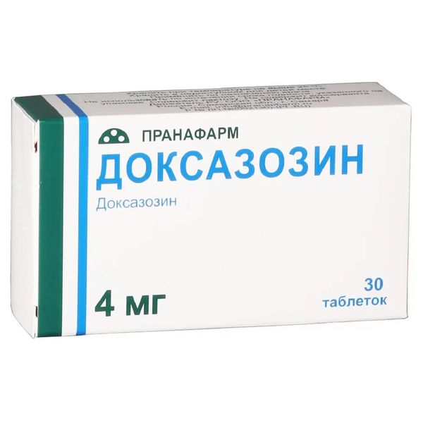 Доксазозин таблетки 4мг 30шт доксазозин таб 2мг 30