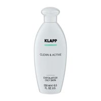 Эксфолиатор для жирной кожи Clean&Active Exfoliator Oily Skin Klapp Cosmetics 250 мл