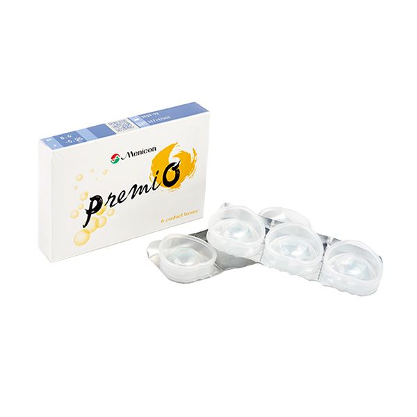 Линзы контактные двухнедельной замены мягкие Premio Menicon (-1.25/8.3/14.0) 6шт линзы контактные мягкие оптима фв 8 7 6 0 4