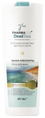 Пена для ванн с минералами Мертвого моря ванна Клеопатры Витэкс 500мл витэкс пена pharmaco для ванн 500мл 3шт